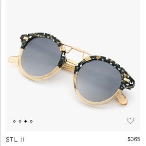 Krewe STL II | Plume to Champagne 24K Mirrored Sunglasses